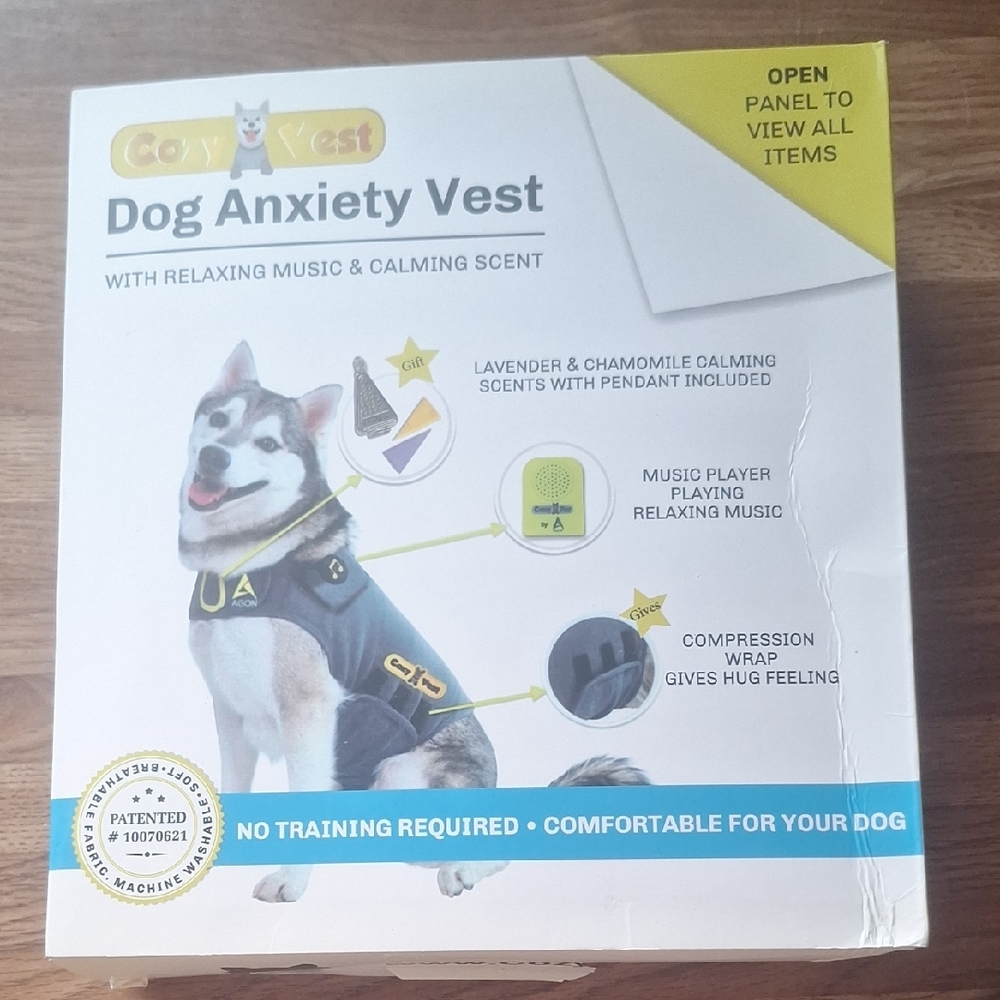 Dog Anxiety Vest - Blue